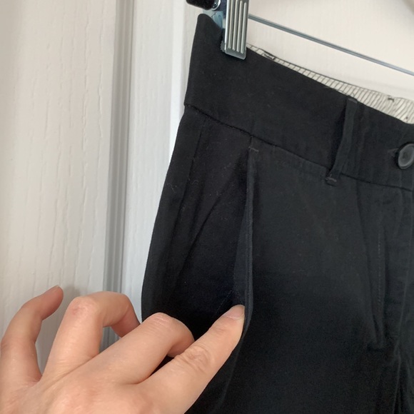 LOFT Black 100% Cotton 6” Inseam Shorts Size 6 New With Tag - Picture 7 of 16